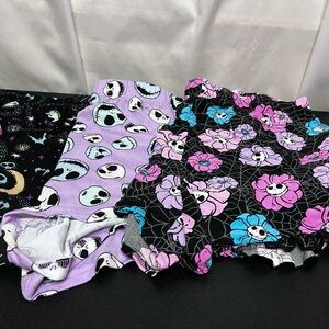 Disney Women's Pajama Set - Black, Purple, Blue
